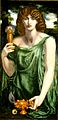 Mnemosyne (color) Rossetti