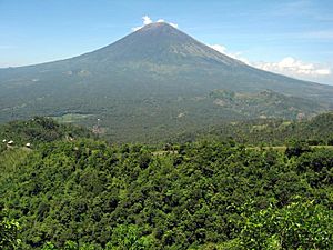 Mount Agung from the east