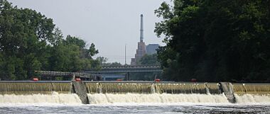 North Lansing dam