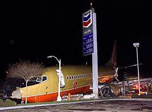 Southwest Airlines Flight1455 wreckage