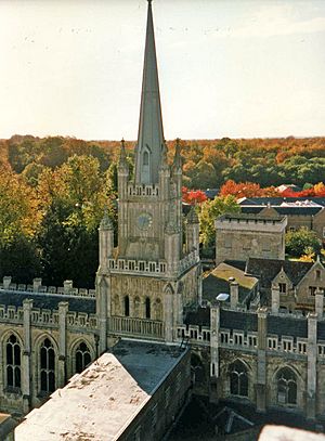 Spire of Chapel, Ashridge Management College, Hertfordshire - geograph.org.uk - 897514