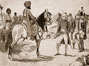 Surrender of Baillie to Hyder Ali