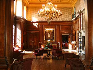 The Great Hall inside Addington Palace