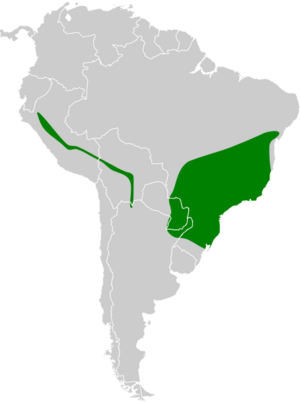 Trichothraupis melanops map.svg