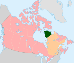 Ungava Peninsula location map.svg