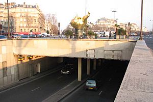 Alma flamme de la Liberté + tunnel