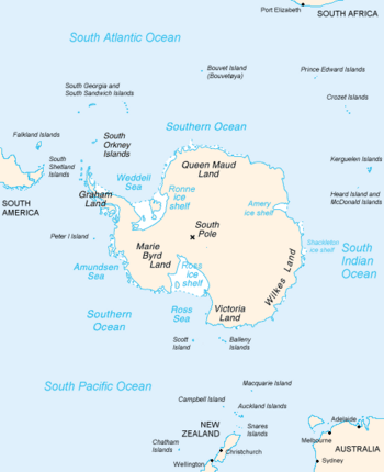 Antarctica Map