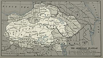 Armenian plateau 'natural borders' by H.F.B. Lynch, 1901