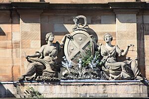 Bank of Scotland crest, Head Office, The Mound, Edinburgh