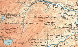 Birkhouse Moor Map