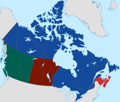 Canadian MLB blackout area