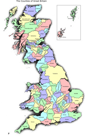 CountiesOfGreatBritain