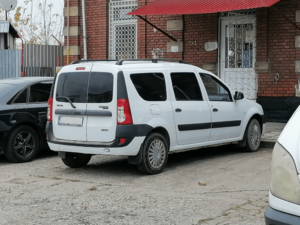 Dacia Logan White Rear