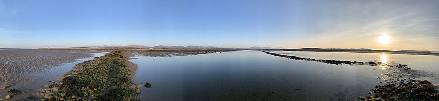 Gorad Gwyrfai fish weir near Caernarfon, Wales