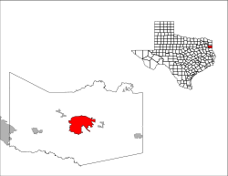 Location in the state of Texas