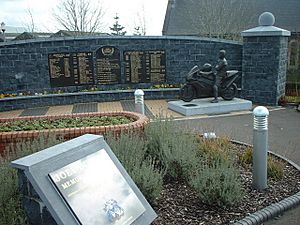 Joey Dunlop Memorial in Ballymoney - geograph.org.uk - 450043