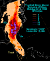 Klaus–Marco 1990 rainfall