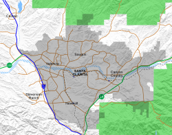 Valencia is located in Santa Clarita