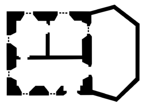 Map of Brownsea Castle