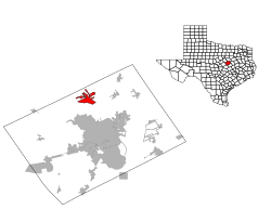 McLennan County Gholson.svg