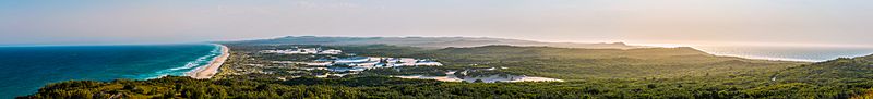 Moreton Island panorama