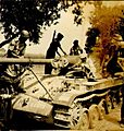 Pakistani soldiers with captured Indian AMX-13