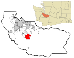 Location of Graham, Washington