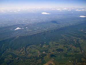 Shenandoah River, aerial