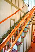 Stair railing at Winchester Mystery House