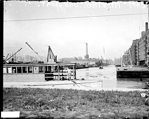 Streeter houseboat Chicago 1922