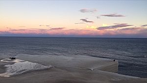 Sunset at Wedding Cake Rock