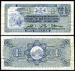 First government issue one-dollar note (1905).