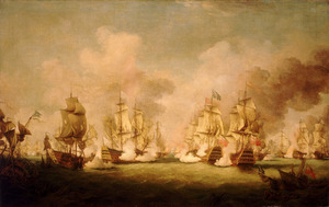 The Battle of Barfleur, 19 May 1692 RMG BHC0332f