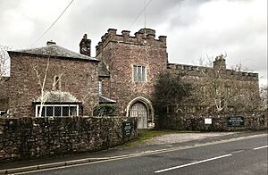 Tiverton Castle front 2021