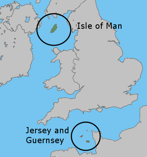 Uk map crown dependency