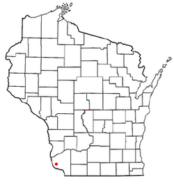 Location of Glen Haven, Wisconsin