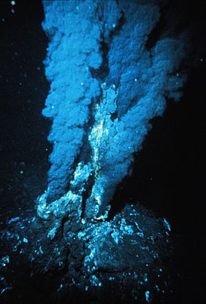 Blacksmoker in Atlantic Ocean