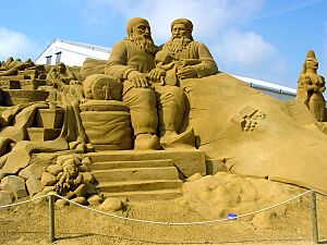 Blankenberge sand sculp1