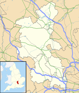 Map showing the location of Bottom Wood