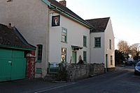 White painted building