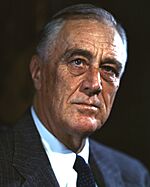 Photographic portrait of Franklin D. Roosevelt