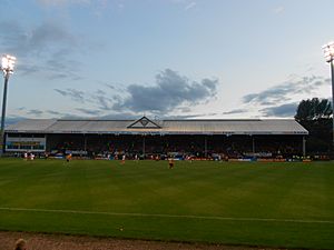 Firhill at night