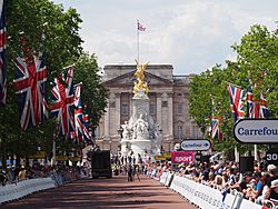 Le Tour 2014 stage 3 finishing straight to Buckingham Palace