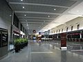 Logan Airport Terminal A at night