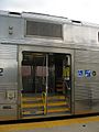 Metra bilevel entrance