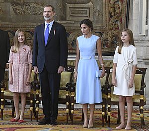 Order of the Civil Merit Ceremony. 5th Felipe VI Reign Anniversary 02 (cropped)