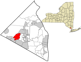 Location in Rockland County and the state of New York.