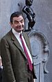 Rowan Atkinson and Manneken Pis