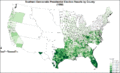 SouthernDemocraticPresidentialCounty1860Colorbrewer