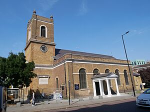 Southwest View of the Church of All Saints, Wandsworth (01).jpg